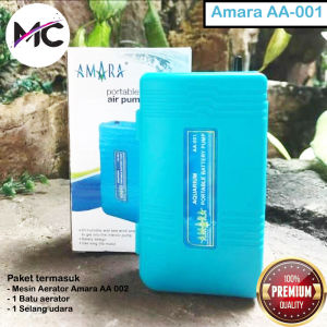 Pompa Aerator Aquarium Amara AA 001 Amara AA 002 Airator Pump Pompa Udara Aquascape Aksesoris Ikan Hias