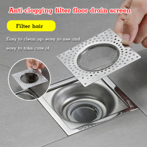 viviking Square Floor Drain Cover Stainless Steel Strainer Square Floor Drain