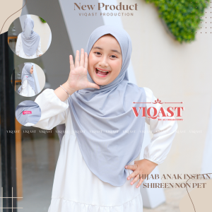 Kerudung Bergo Anak Perempuan Paud Nonpet Shireen Hijab Instan Jilbab Child Instan Size 8 Sampai 12 Tahun Kerudung Sekolah Terbaru Hijab TK SD
