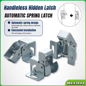 Nexlent Self-closing Spring Door Catch / Spring Loaded Cabinet Latch / DK603 Spring Latch 1Pc
