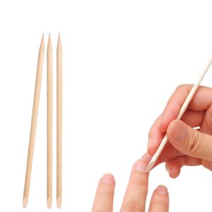 3Pcs/Set Nail Art Tools Peralatan Kuku Palsu - Kikir Kuku / Tik Kayu Nail Art / Alat Kikir Kuku/ Buffer Kuku / Kapas Alkohol