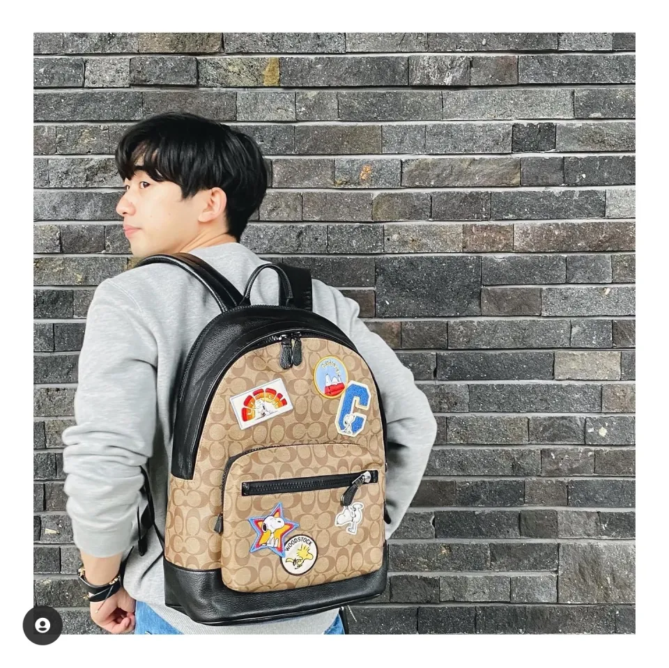 Coach on sale backpack patches