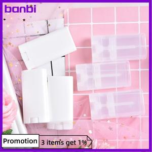 banbi 10pcs 20ml plastic empty oval lip balm tubes containers lipstick lip tube