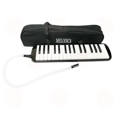 SLI 32 ปุ่มเปียโน Melodica เครื่องดนตรีของขวัญสำหรับคนรักดนตรีมือใหม่พร้อมกระเป๋าถือ