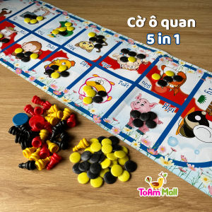 Cờ ô quan 5 trong 1 (ô quan cờ caro cờ vây cờ nhảy cờ gánh) - Trò chơi tuổi thơ trẻ em