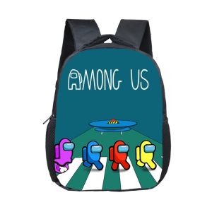Among Us Spaceman Backpack Students Travel Bag Bookbag Shoulderbag School bag For Kids Girl Boys