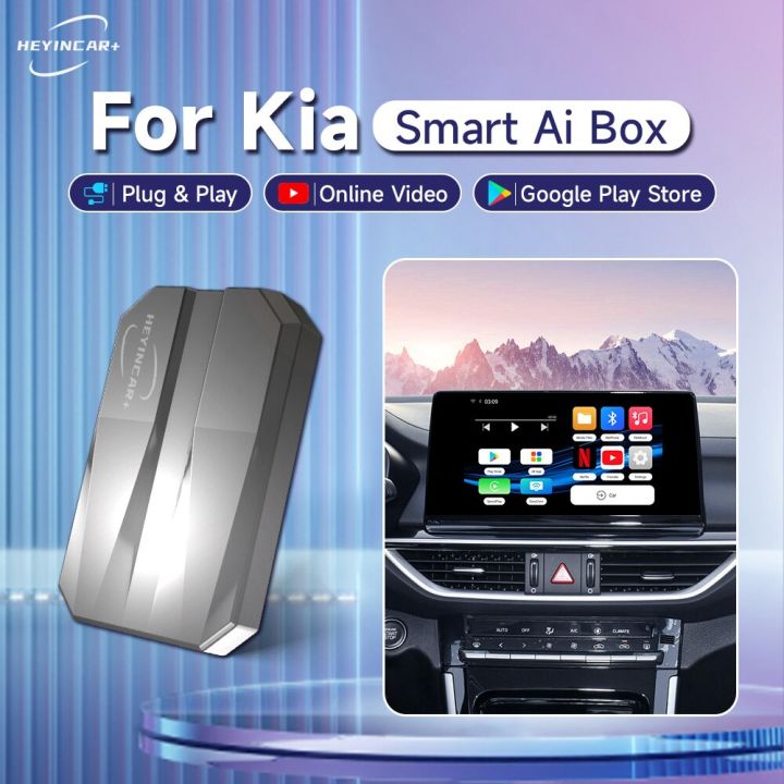 HEYINCARSmart AI Box Android Auto Wireless Carplay Para Kia Sportage