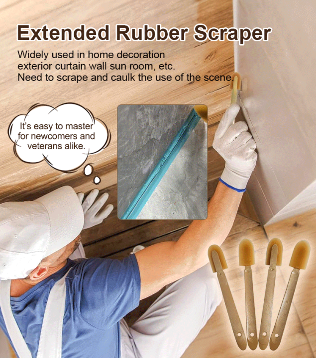 Glass Glue Scraper Edge Trimmer Caulking Tool Exterior Wall Scraper