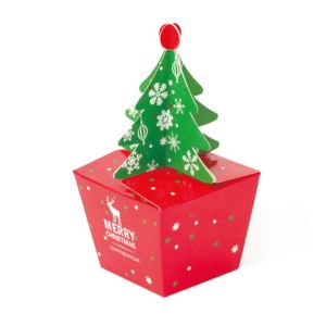 MMLUCK 10 Pcs Tự làm Hộp Kẹo Cây giáng sinh Giấy Sức chứa lớn Hộp quà giáng sinh Đa chức năng Tái sử dụng Hộp đóng gói quà tặng Trẻ em