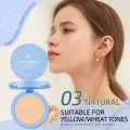 【Buy 1 Take 2】Oil Control Face Powder Waterproof Long-lasting Setting Powder Light Face Compact Powder With Mirror+Puff. 