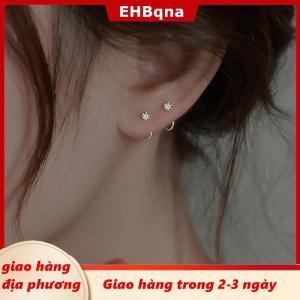 [COD] EHBqna 3PF Ship within 24 hours 1 Cặp Pha Lê Stud Bông Tai Cho Phụ Nữ Hàn Quốc Đồ Trang Sức Thời Trang Bên Cô Gái Bông Tai Thanh Lịch Phụ Kiện