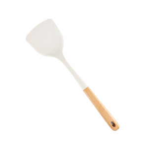 MONZA เซ็ตเครื่องครัว ตะหลิว กระบวย ซิลิโคน ด้ามไม้ No.Y2295 Y2296 Y2297