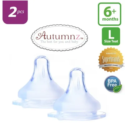 Autumnz MAXY Soft Silicone Teat 2pcs