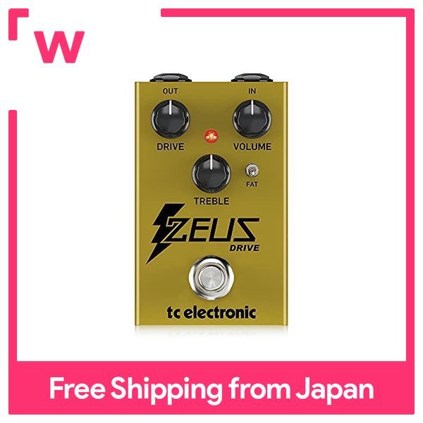 tc electronic analog overdrive pedal Compact size FAT mode installed