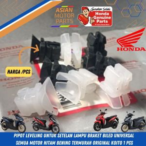 Pipot Leveling Untuk Setelan Lampu Braket Biled Universal Semua Motor Hitam Bening Termurah  original