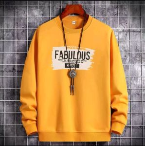 Promo Sweater Keren Kaos Pria Distro Myself Fabulous Crewneck Trendy Sweatshirt Elegan Sweter Kasual