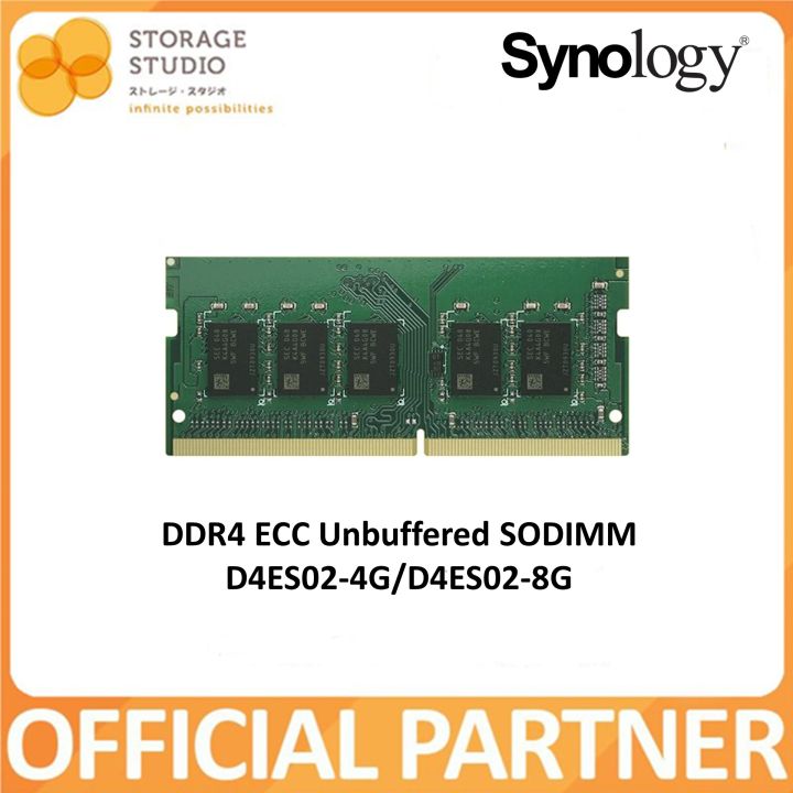 SYNOLOGY DDR4 ECC Unbuffered SODIMM D4ES02-4G/D4ES02