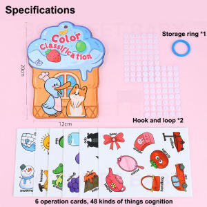 SKISOPGO Baby Busy Book Toddlers Quiet Book Activity Book Preschool Learning Enlightenment Book Montessori