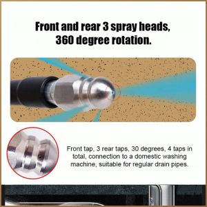 High Pressure Cleaning Kit Decontamination One Flush Cleaning Equipment Waterproof and Leak-proof