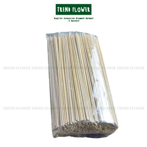 Lidi Bambu Panjang Tusuk Sate Tumpul / Stik Bambu Lidi Bulat Sembrani Cap Kuda