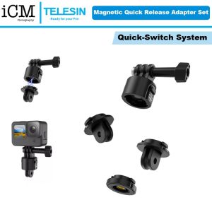 TELESIN Magnetic Quick Release Adapter Set