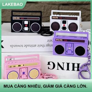 【LAKEBAO】 Mini Retro ghi Keychain có thể ghi lại và chơi âm nhạc vui vẻ âm nhạc hộp Mặt dây chuyền cá nhân vài món quà