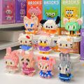 Cute Cartoon Building Blocks Disney Series Sanrio Building Block Toys Children's Puzzle 3D Model Building Block Gifts. 
