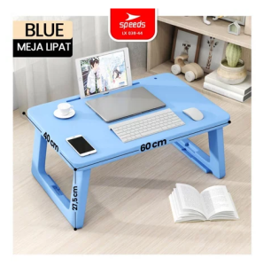 SPEEDS Meja Belajar Anak Lipat Tebal Kokoh Foldable Rectangular HDPE Kids Table Meja Gadget 038-44