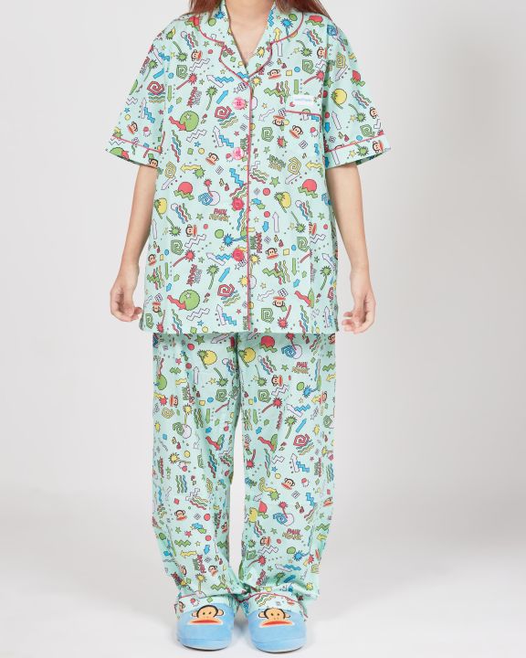 PAUL FRANK ชุดนอน WOMENS VINTAGE GAME 2 SS PANTS SET
