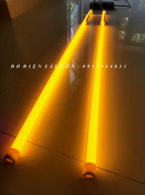 Combo 2 Bóng Đèn Led Tuýp 60cm - 1m2 Trang Trí Màu Vàng 9W 18W Đèn Led 6 Tấc 12m Nhiều Màu Sắc