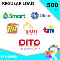 Globe Smart Tm TNT DITO 50 to 1000 Regular Load Globe Load Smart Load Dito Load. 