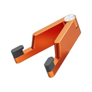 ขาตั้งโทรศัพท์โลหะรูปตัววีออกแบบให้พับเก็บได้สำหรับแท็บเล็ต4-12โทรศัพท์นิ้วที่ตั้งโทรศัพท์บนโต๊ะอเนกประสงค์