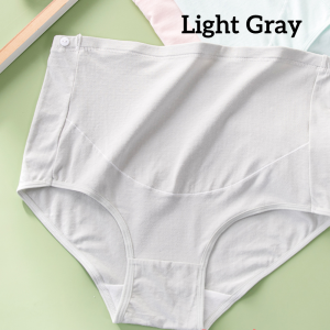 High-waisted maternity underwear (larger 75kg-160kg) - breathable stretchy belly support