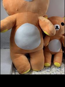 35-90cm Hug Rilakkuma Toy Japanese Anime Pillow Plush Toy Bear Doll Sleeping Pillow Bedroom Sofa Gifts For Kids Girl Kawaii2026