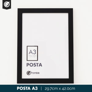 Frambie CLASSE Photo Frame 6R 8R 11R A4 A3 Frame | Contemporary Wooden Black / White Picture Frame