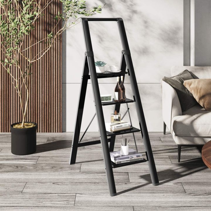 [iDS] 3/4/5 Steps Lightweight Aluminum Ladder Slim Aluminium Ladder ...