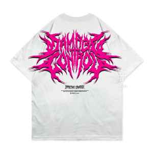 KAOS OVERSIZE & REGULER | DAMAGE CONTROL BLACK T-SHIRT | COTTON COMBED | TRIAD GRAPHIC STREETWEAR APPAREL | A4881