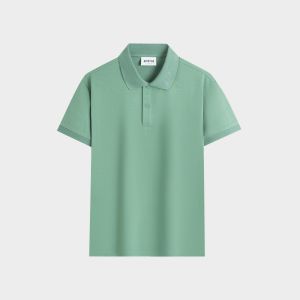 Áo polo ngắn tay ARISTINO phom slim fit ôm nhẹ màu sắc trung tính lịch lãm - APSR10EC
