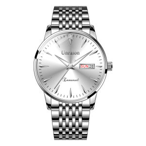 Swiss Fully Automatic Movement Waterproof Luminous Dual Calendar Non-Mechanical Mens Watch Male Student Korean Version Simple Manufacturer