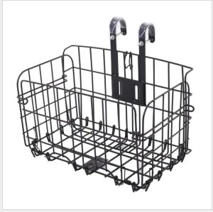 ตะกร้าจักรยาน ตะกร้าเหล็กสแตนเลส ตะกร้าแขวนพรม จักรยาน ตะกร้าพับได้ เหล็กหนา แข็งแรงทนทาน รับน้ำหนักได้ถึง 20กก