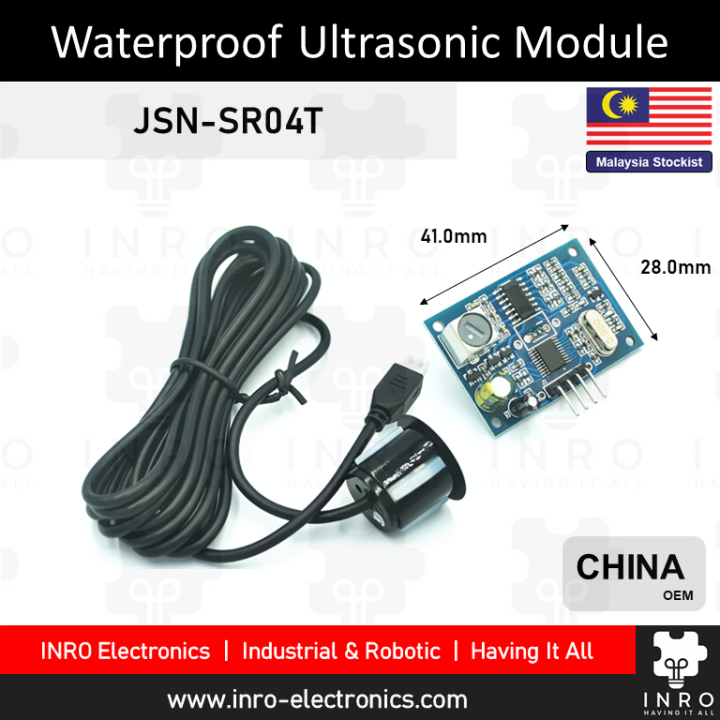 Waterproof Ultrasonic Module 6m, JSN-SR04T | Lazada