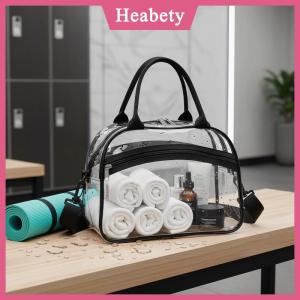 Heabety Trang điểm không thấm nước Túi 1pcs công suất lớn tổ chức mỹ phẩm Túi xách tay vệ sinh cá nhân cho phụ nữ nhà chuyến đi