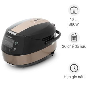 Nồi cơm điện tử Kangaroo 1.8 lít KG18DR8 hàng like new giá rẻ đẹp mới 98-99% chính hãng 100% bảo hành 12 tháng