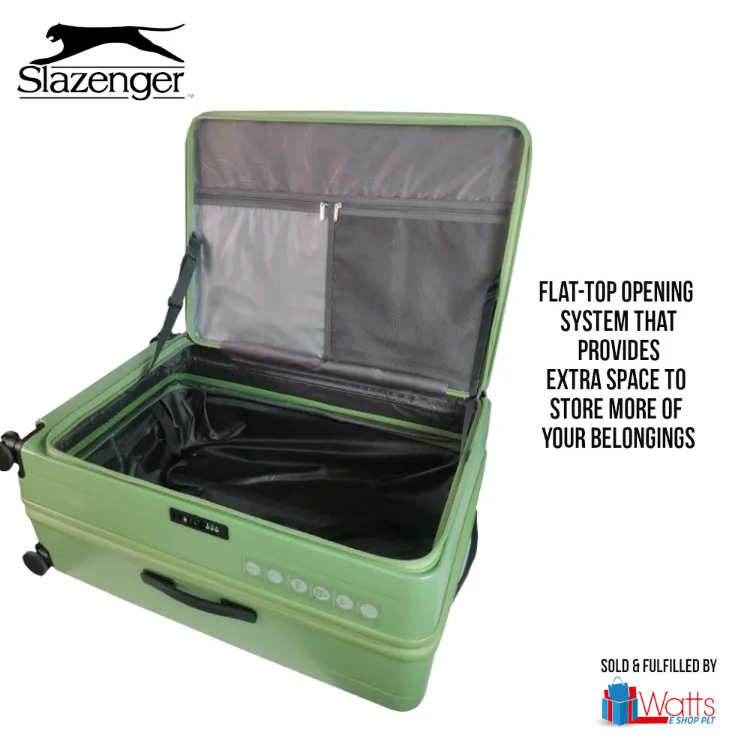 Flat top cheap opening luggage