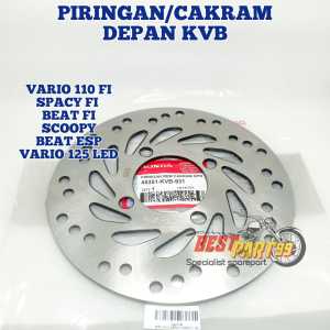 piringan/cakram depan honda kvb  beat vario spacy scoopy vario 125 led vario 150 led new disc fi esp kualitas original ori asli bermutu memiliki kualitas yang bagus SEHINGGA MEMBUAT ANDA NYAMAN  AHM