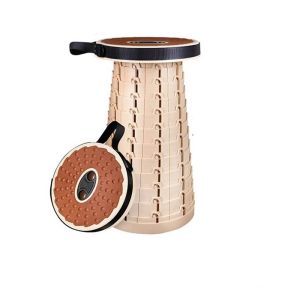 RANZH Có thể điều chỉnh và mở rộng Ghế đẩu gập mở rộng Ghế cao su mềm Có thể gập lại Ghế cắm trại Dễ dàng mang theo Khả năng chịu tải mạnh mẽ Ghế đẩu gập lại và thu gọn Ngoài trời