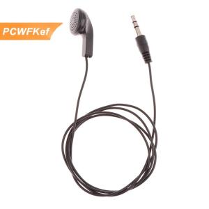 【PCWFKef】 1PC tai nghe 3.5mm cắm duy nhất bên tai nghe Tai nghe Tai nghe kênh kép cho Máy Tính Xách Tay PC Tai nghe