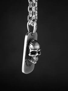 Pendant Genuine Certified 925 Sterling Silver Jewelry 2026 Trend Man Women Skull Personalized Necklaces And Pendants Custom P3