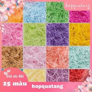 Giấy rơm giấy vụn trang trí hộp quà tặng 100g