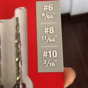 Milwaukee #6/#8/#10 Wood Pre Drill Countersink Drill Driver Bit Set (3-Piece)